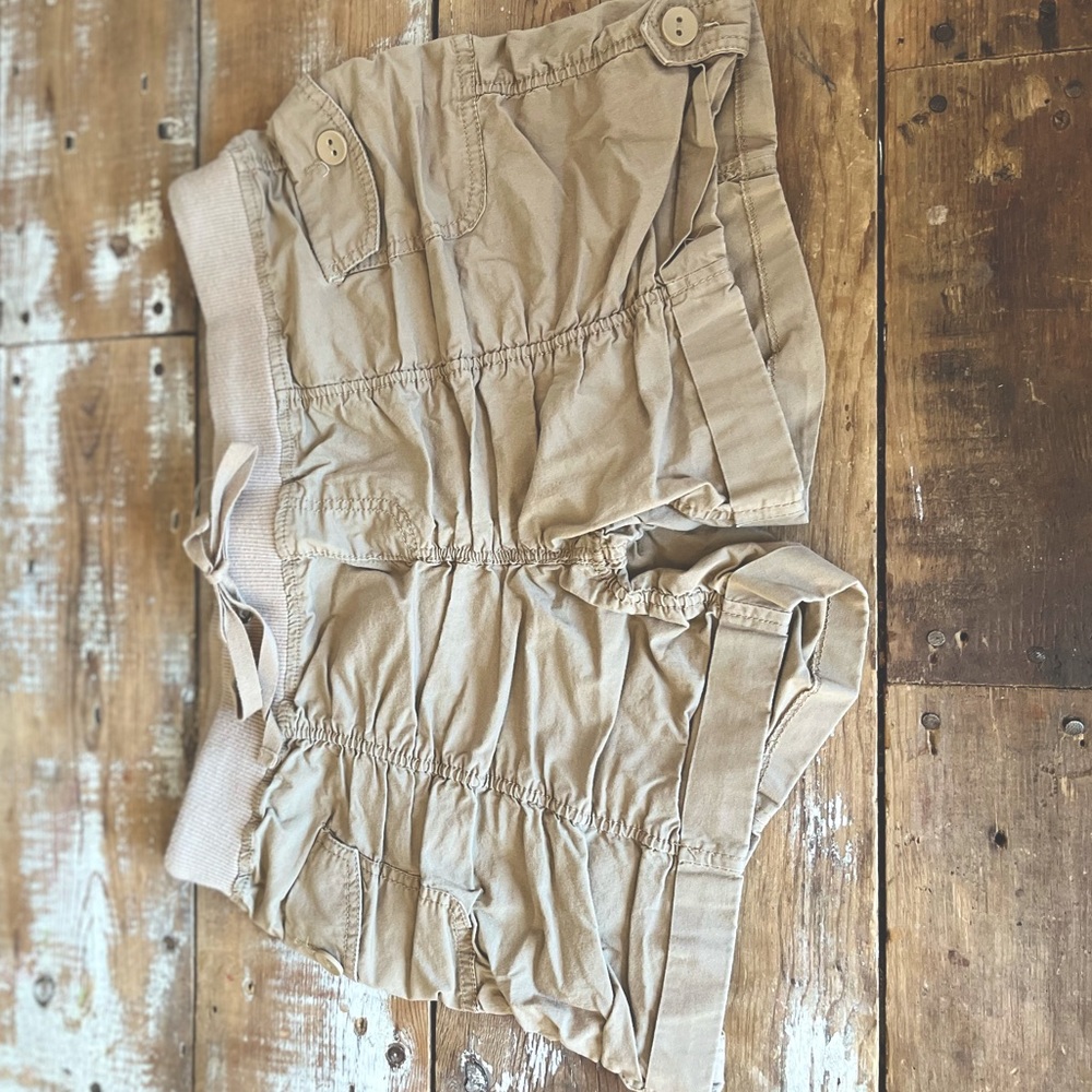 Tan Cargo shorts